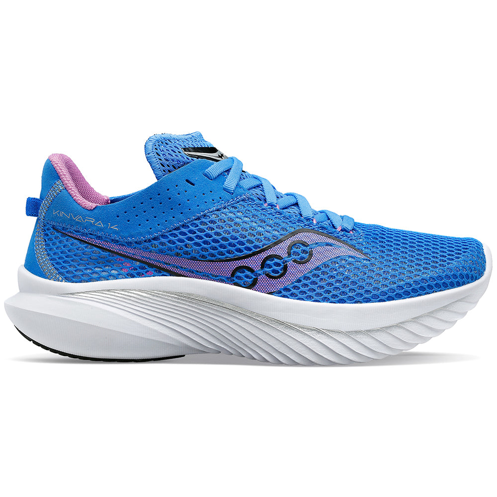 Women's Saucony Kinvara 14, Bluelight/Grape, 7 B Medium