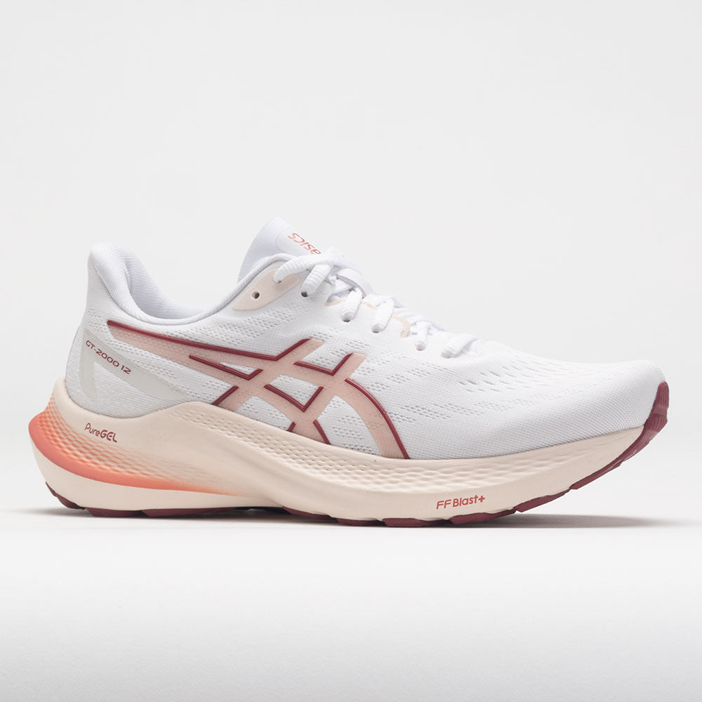 ASICS GT-2000 12 Women's  White/Light Garnet